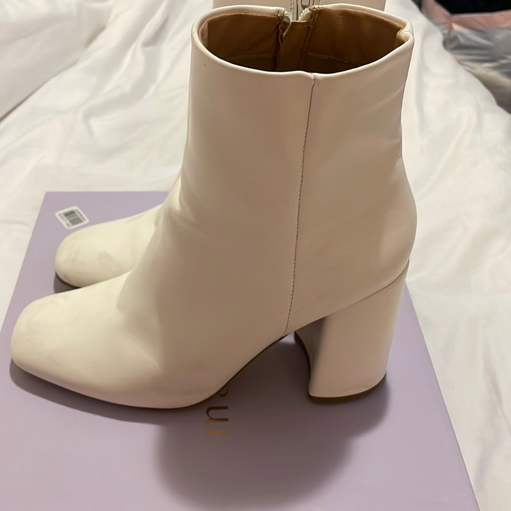 Madden Girl White Boots
